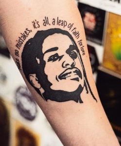 Motivational Asap Rocky Tattoo 