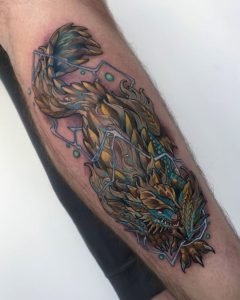 Zinogre Hand Tattoo 