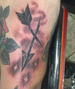 Broken Arrow Body Tattoo