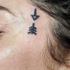 Broken Arrow Eye-sight Tattoo