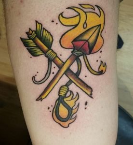 Broken Arrow Firry Tattoo