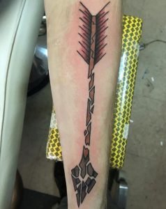 Broken Arrow Nice tattoo Design 