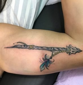 Broken Arrow Moving tattoo 