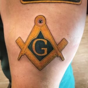 Freemason Tattoo Design 