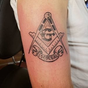 Freemason Conceal Tattoo Design 