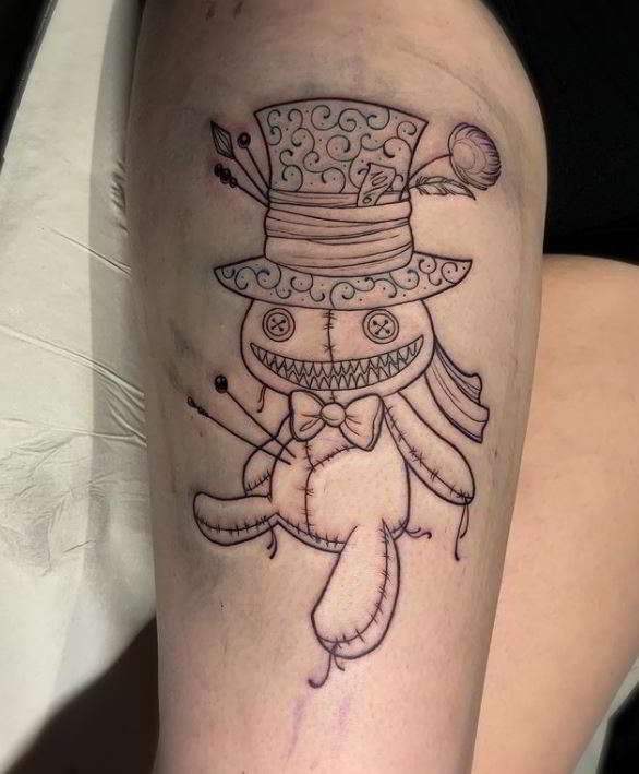 Joker Voodoo Doll Tattoo