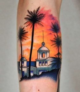 Arizona Sunset Tattoo