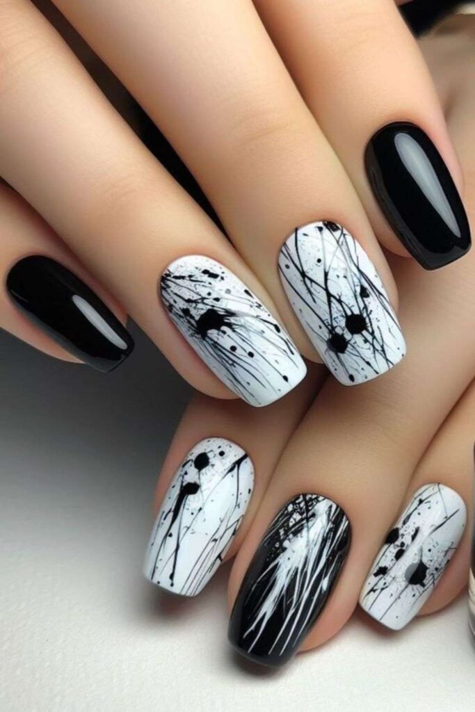 Black with Negative Space