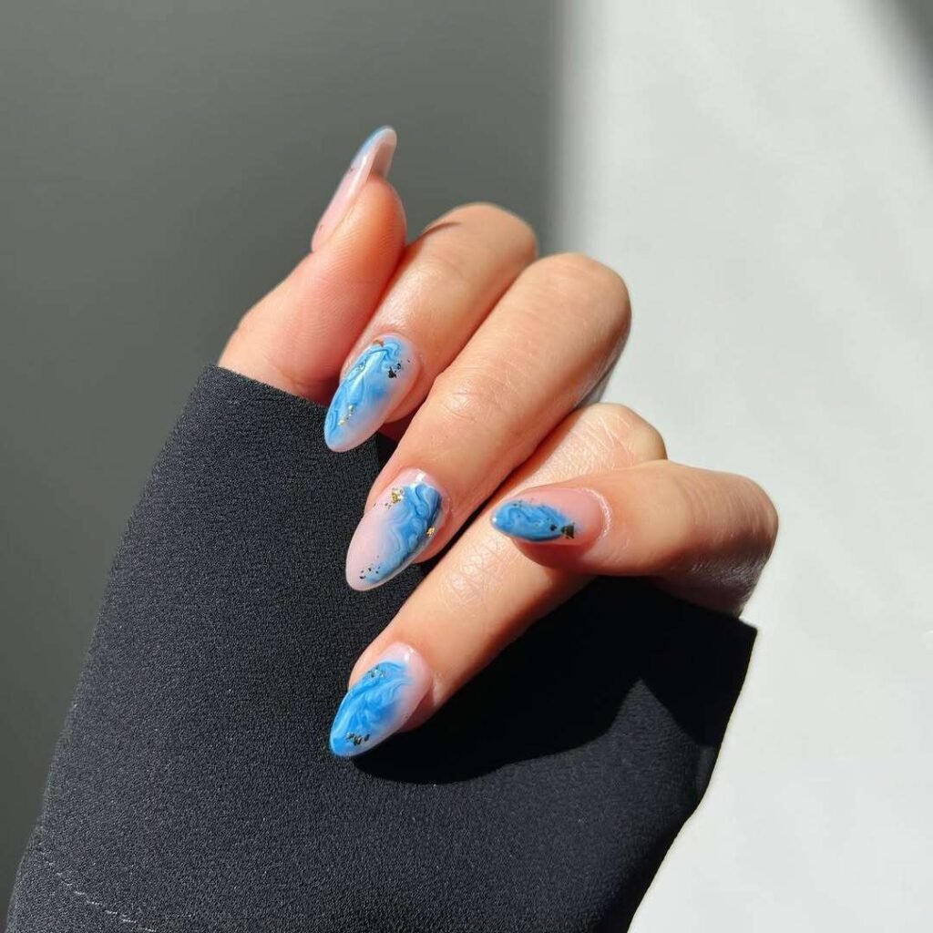 Blue Ocean Marble