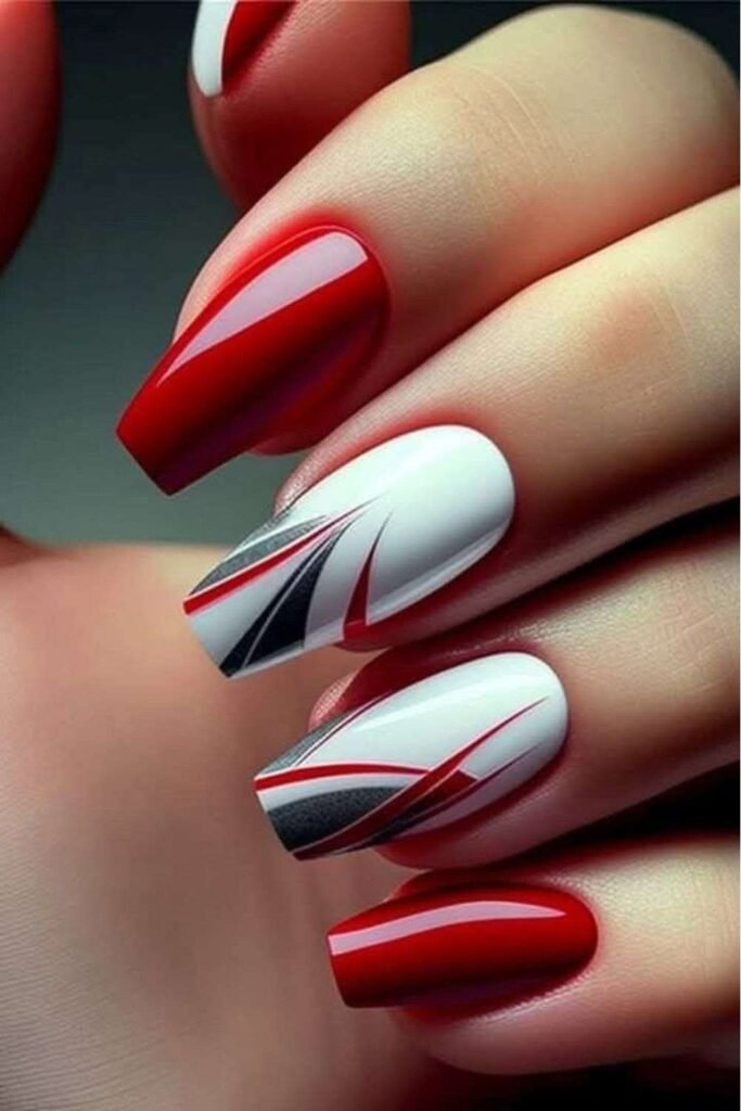 Classic Red and White Candy Cane Stripes
