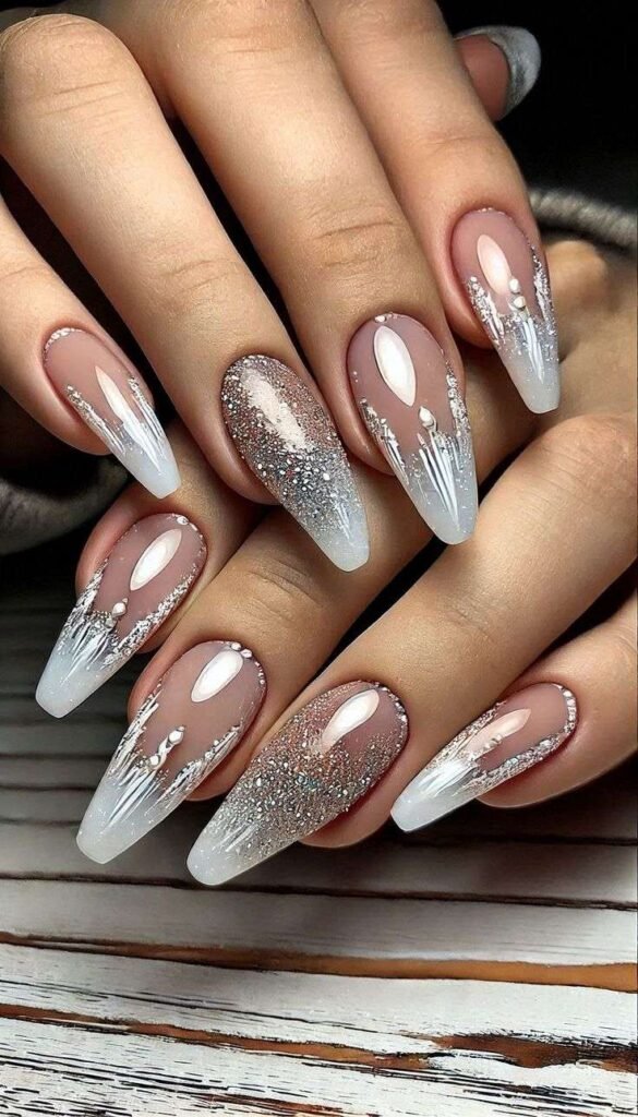 Frosty French Tips
