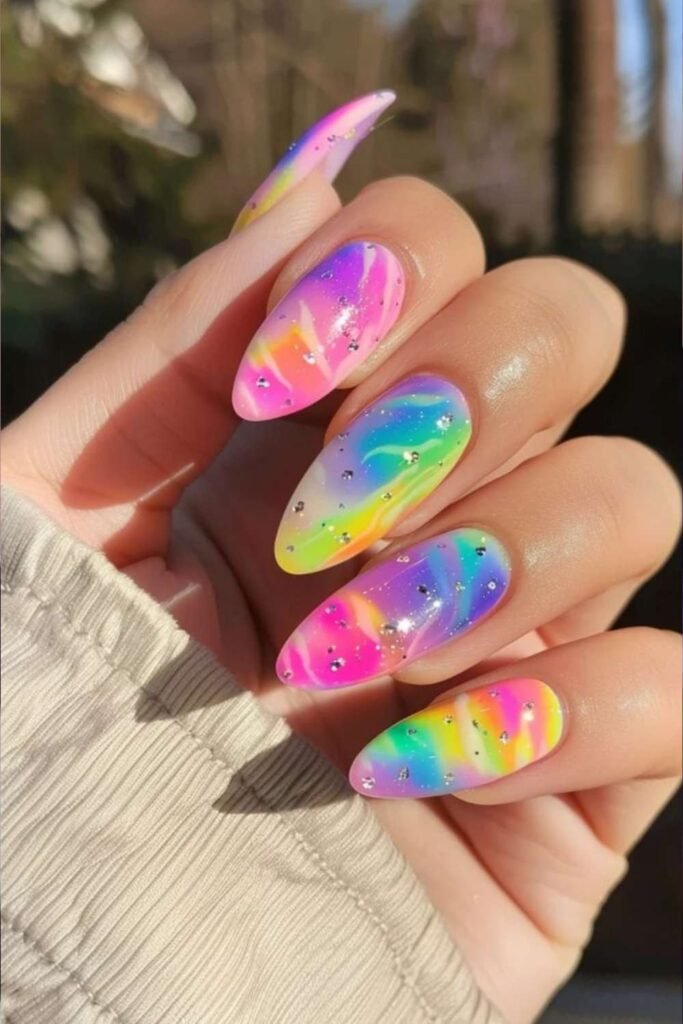 Tie-Dye Multicolor Swirls