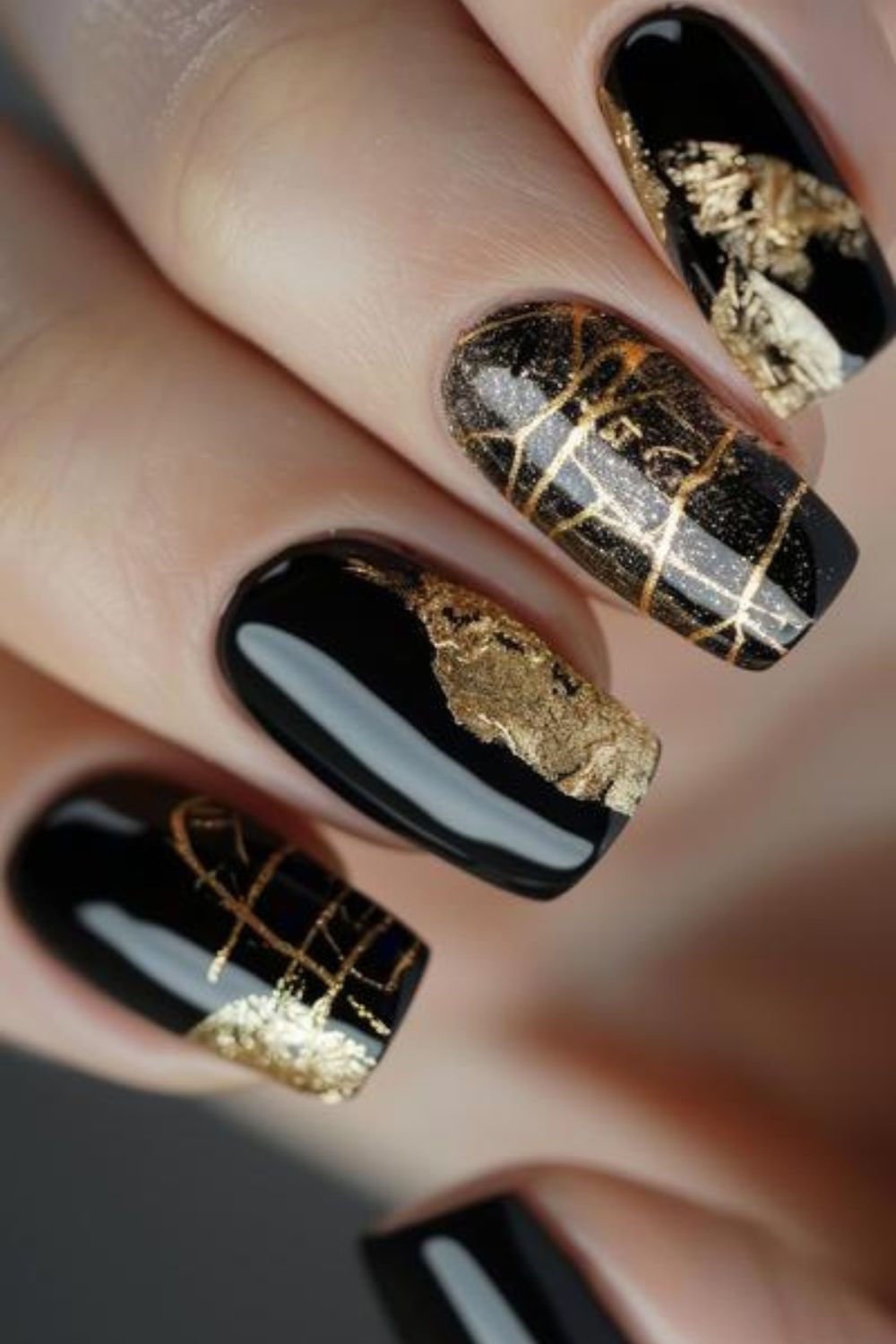 Black and Gold Glam