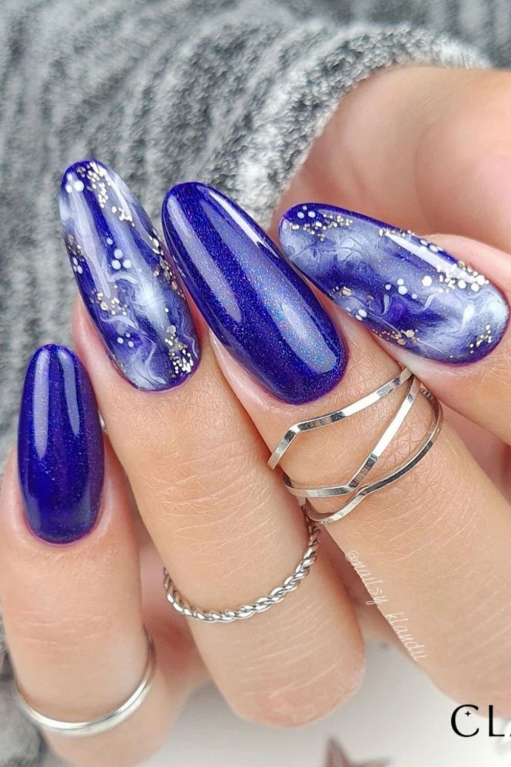 Galaxy Gel Nails