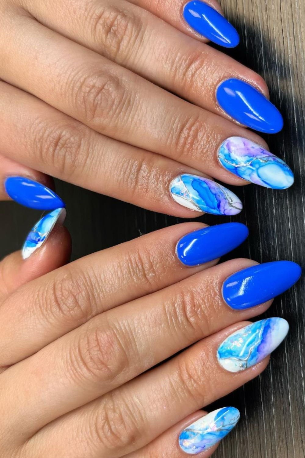 Marble Effect Nails