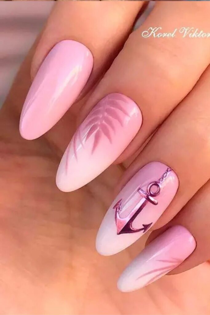Nautical Stripes and Anchors