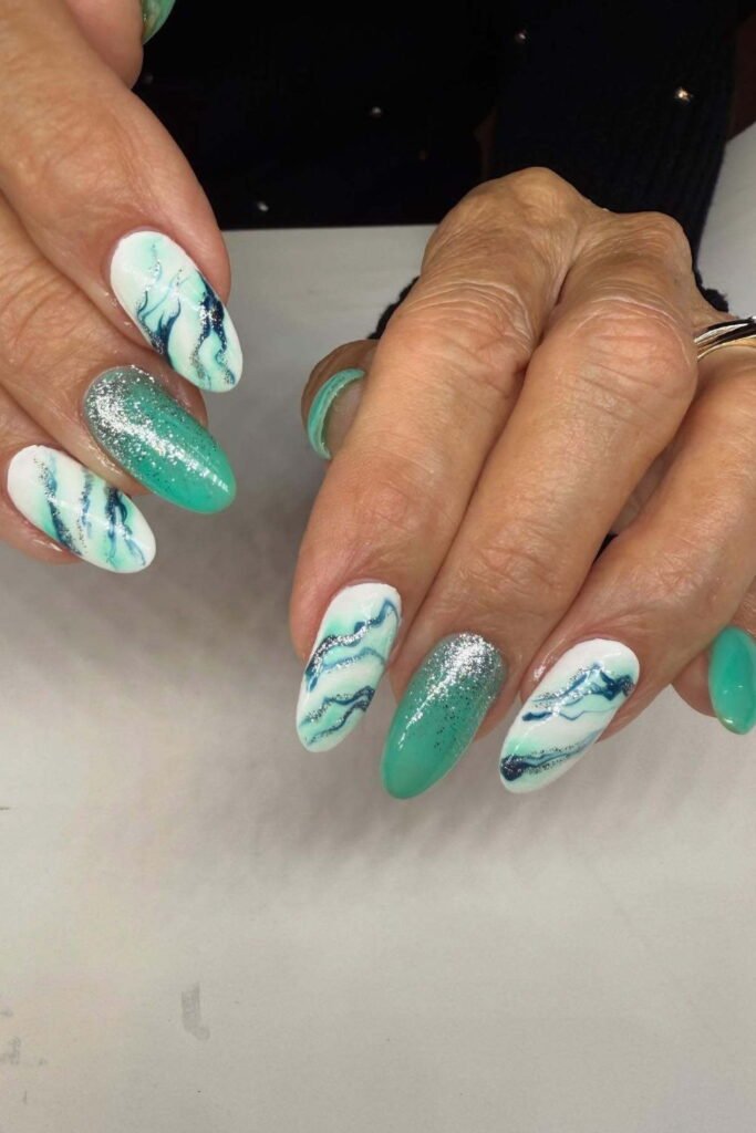 Ocean-Inspired Marble