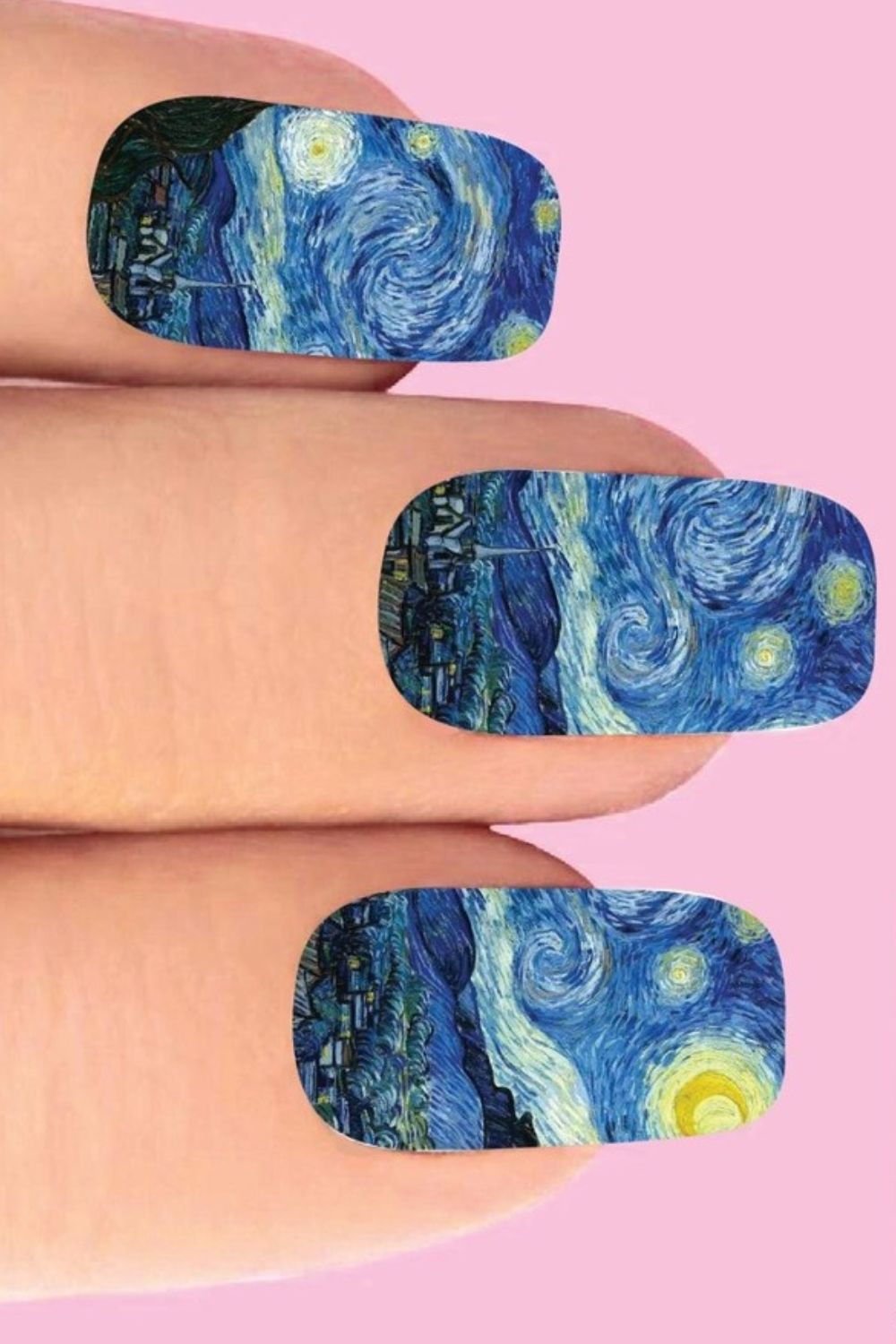 Starry Night Nails