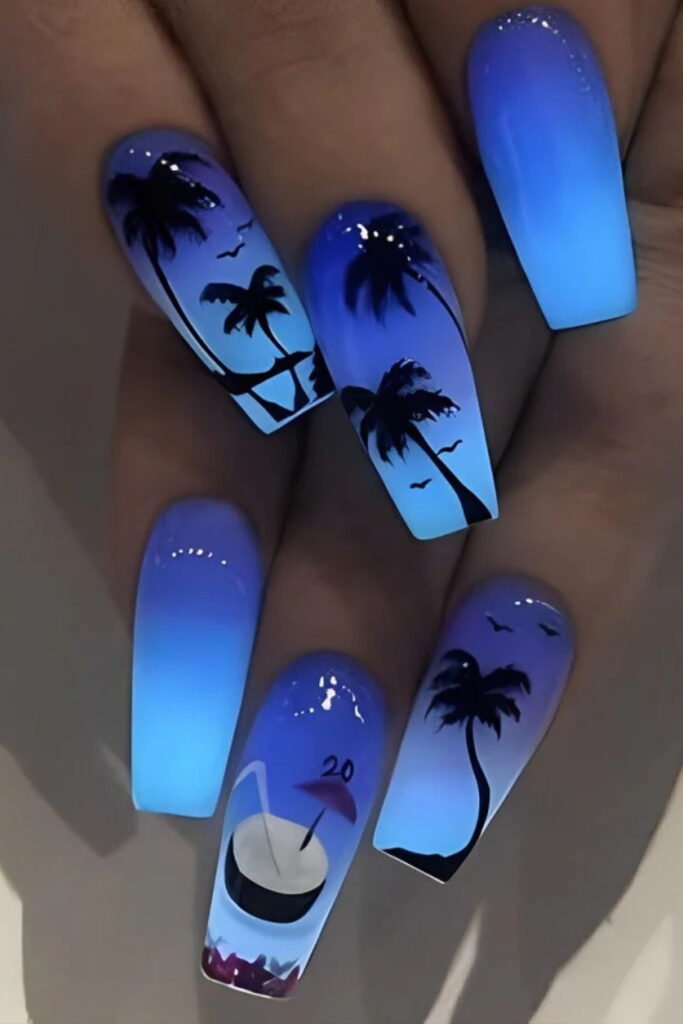 Tropical Palm Tree Art