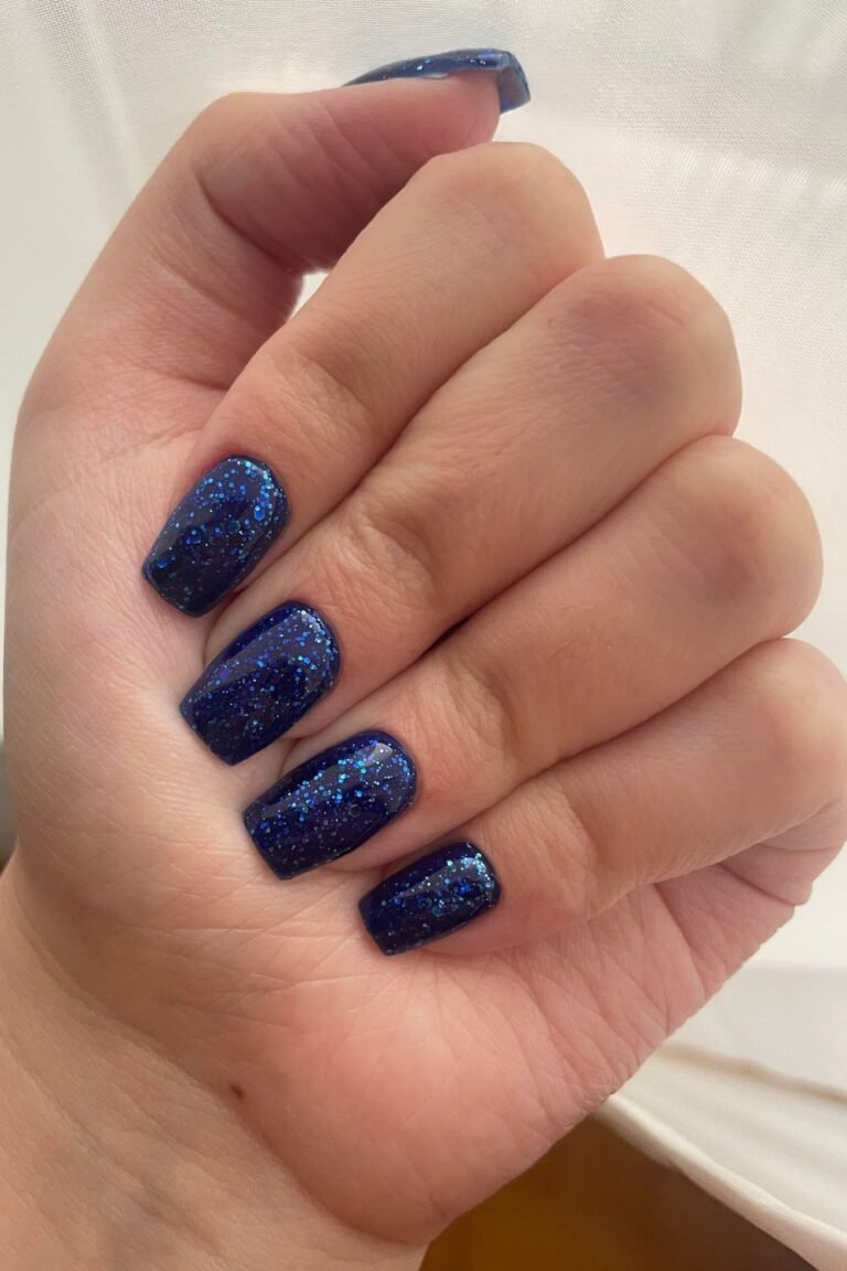 Top 12 Winter Blue Nails That Define Cold-Season Elegance